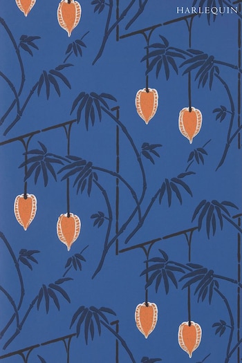 Harlequin Blue Kimiko Wallpaper (708275) | £119