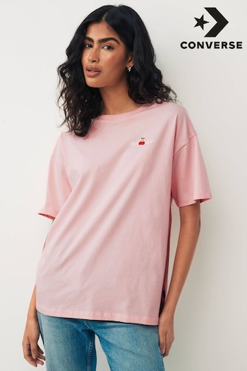 Converse comme Pink Chuck Taylor Cherry T-Shirt (708740) | £28