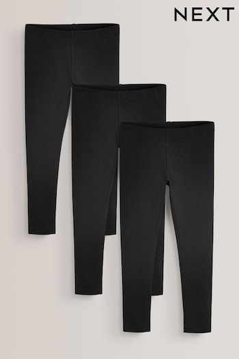 Black Isabel Leggings 3 Pack (3-16yrs) (709187) | £11 - £20