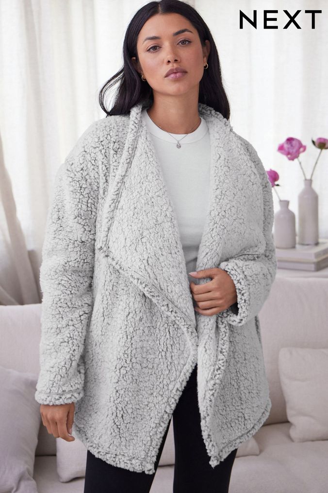 Next grey cardigan new arrivals coat