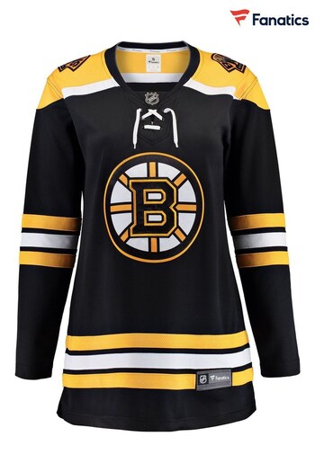 Fanatics Boston Bruins Fanatics Branded Home Breakaway Black Jersey (709661) | £100