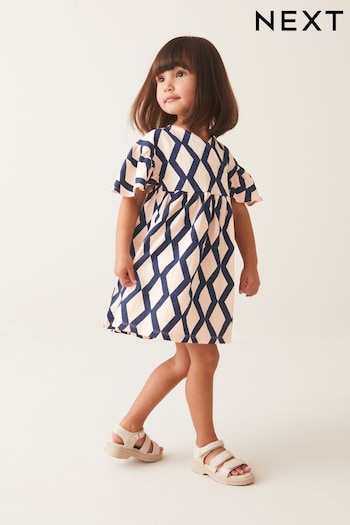 Monochrome Wrap Jersey Dress (3mths-7yrs) (709769) | £9 - £11