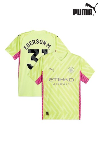 Puma Green Manchester City Goalkeeper Shirt 2023-24 (709775) | £90