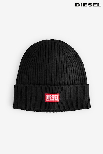 Diesel Knitted Logo Beanie Cap (709887) | £60