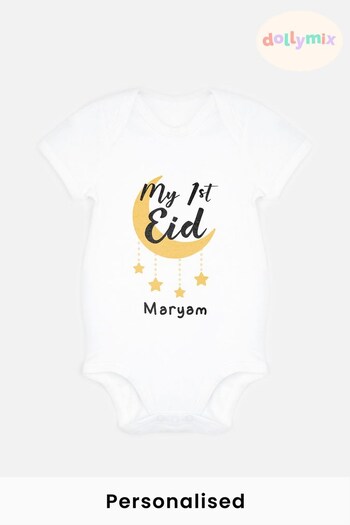 Personalised My 1st Eid Baby Bodysuit by Dollymix (710085) | £14