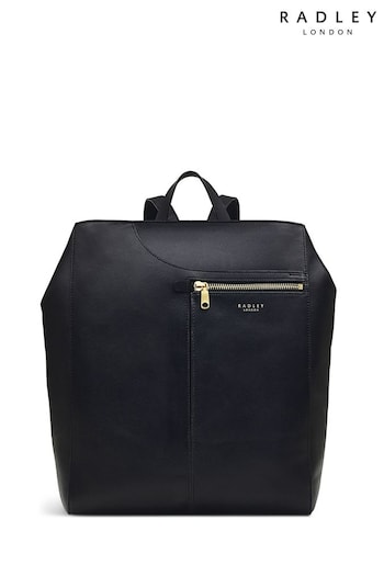 Radley London Black Pockets Icon Medium Zip=Top Backpack (710340) | £259