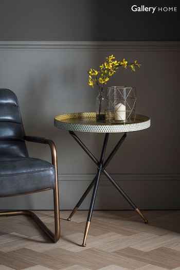 Gallery Home Black Side Table (710769) | £120