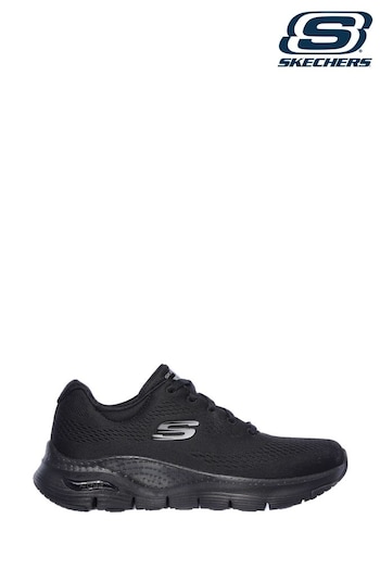 Skechers Black Regular Fit Arch Fit Womens Trainers (711274) | £87