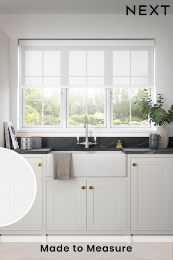 White Surrey Made to Measure Roller Blind (711349) | £63