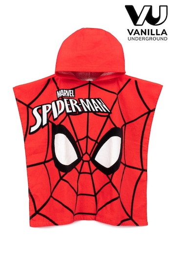 Vanilla Underground Red Spider-Man Character Towel Poncho (711503) | £20