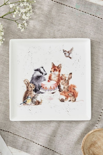 Royal Worcester Wrendale Woodland Party Square Plate (711531) | £20