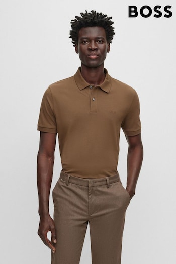 BOSS Brown Pallas Polo Shirt (712218) | £89