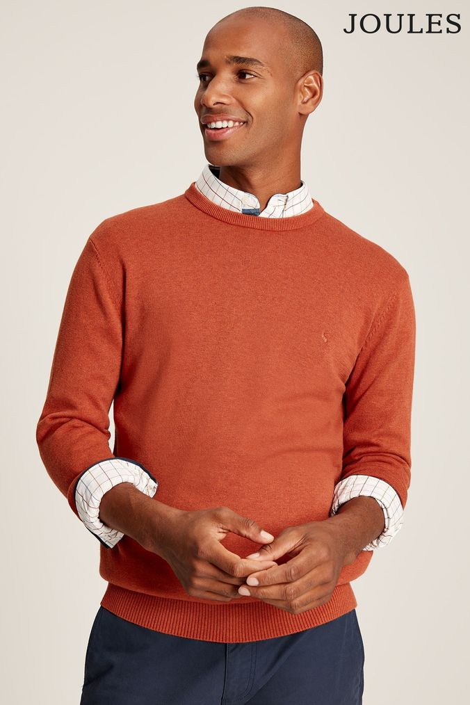 Orange crew best sale neck jumper
