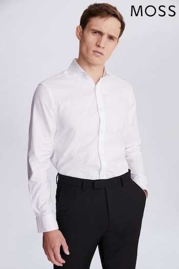 MOSS Tailored Fit Single Cuff Dobby Shirt (713044) | £50