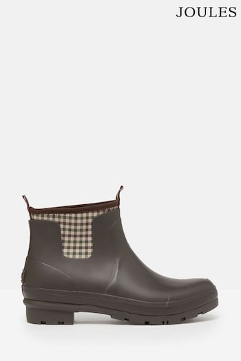 Joules Foxton Chocolate Brown Neoprene Lined Short Wellies (713192) | £49.95