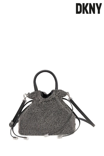 DKNY Black Rhinestone Cross-Body Bag (713431) | £202