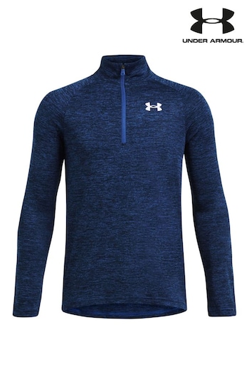 Under Armour Blue Youth Tech 2.0 1/2 Zip Sweatshirt (713641) | £33