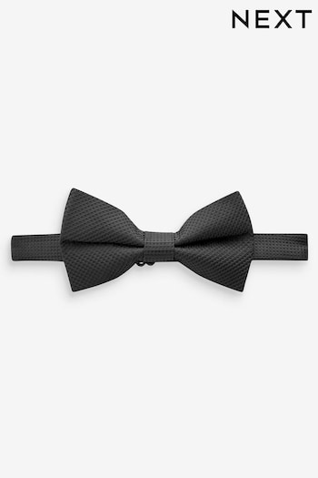 Black Textured Bow Tie (713709) | £12