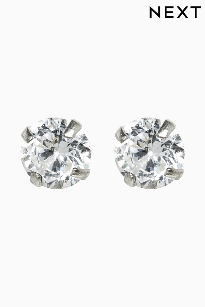 Next earrings sterling silver hot sale
