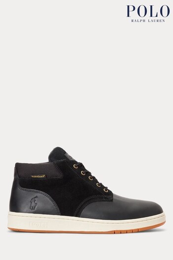 Polo Ralph Lauren Waterproof Leather Suede Sneaker Boots (714810) | £145