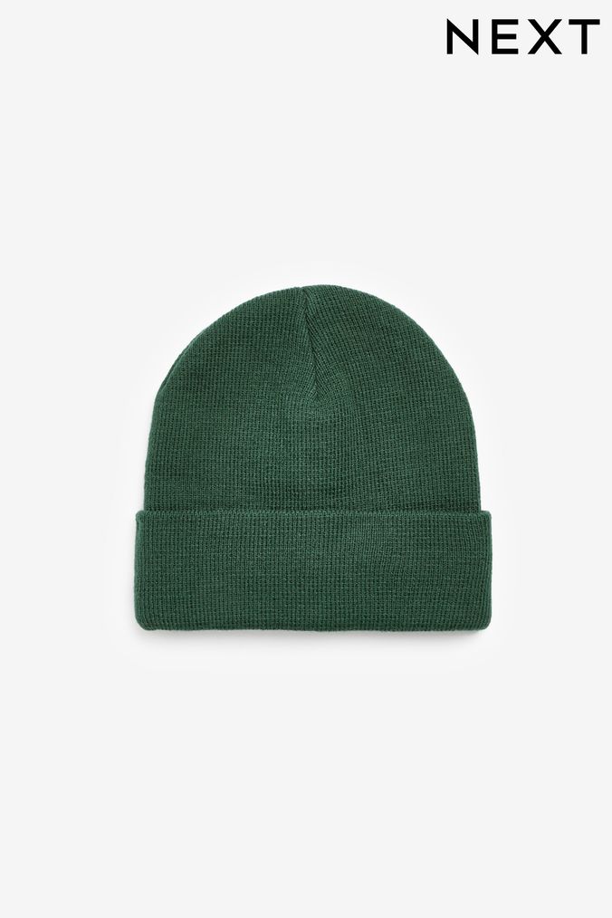 Boys Green Hats Green Pom Beanie Base Ball Caps Next