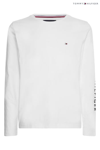 Tommy Hilfiger Long Sleeve White T-Shirt (715628) | £55