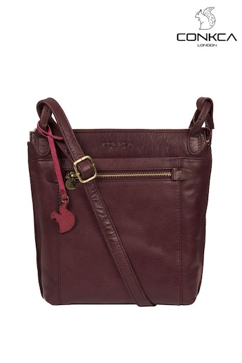 Conkca Rego Leather Cross Body Bag (715769) | £55