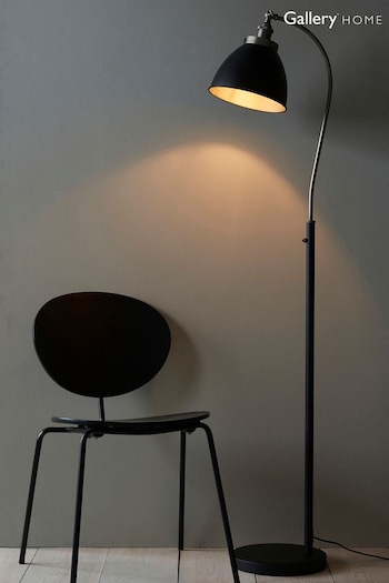 Gallery Home Pewter Grey Langley Floor Lamp Floor Lamp (716021) | £168