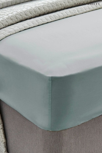 Laura Ashley Duck Egg Blue 200 Thread Count Cotton Fitted Sheet (716381) | £25 - £35