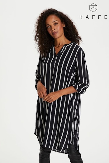 Kaffe Marana Long Sleeve Black Shirt Dress (716573) | £60