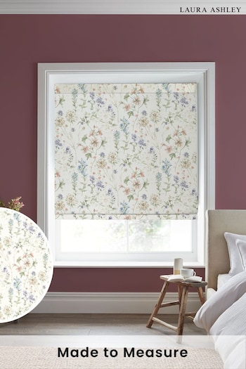 Laura Ashley Chalk Pink Wild Meadow Made to Measure Roman Blinds (716705) | £84