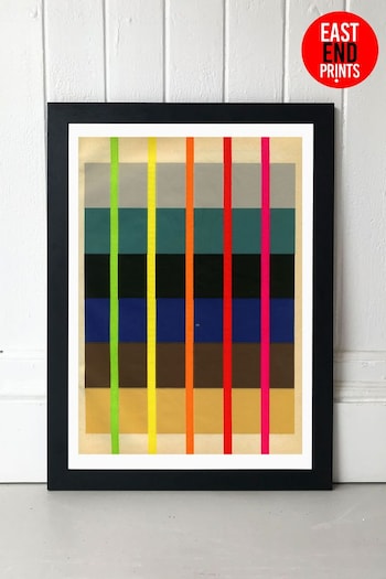 East End Prints Black Fluoro Abstract Print (717245) | £47 - £132