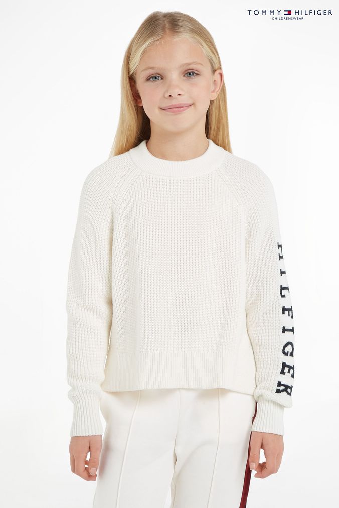 Buy Girls Tommy Hilfiger Print Knitwear Online Next UK
