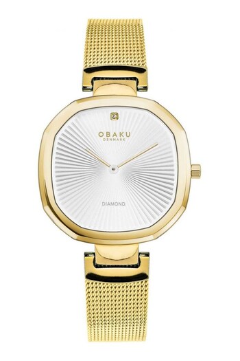 Obaku Ladies Gold Tone Brilliant Gold Watch (717866) | £165