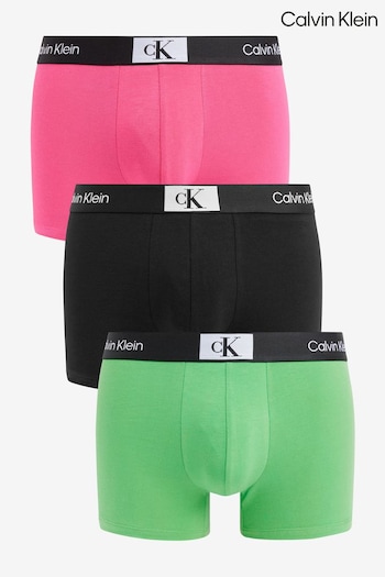 Calvin Klein 96 Cotton Trunks 3 Packs (718149) | £45