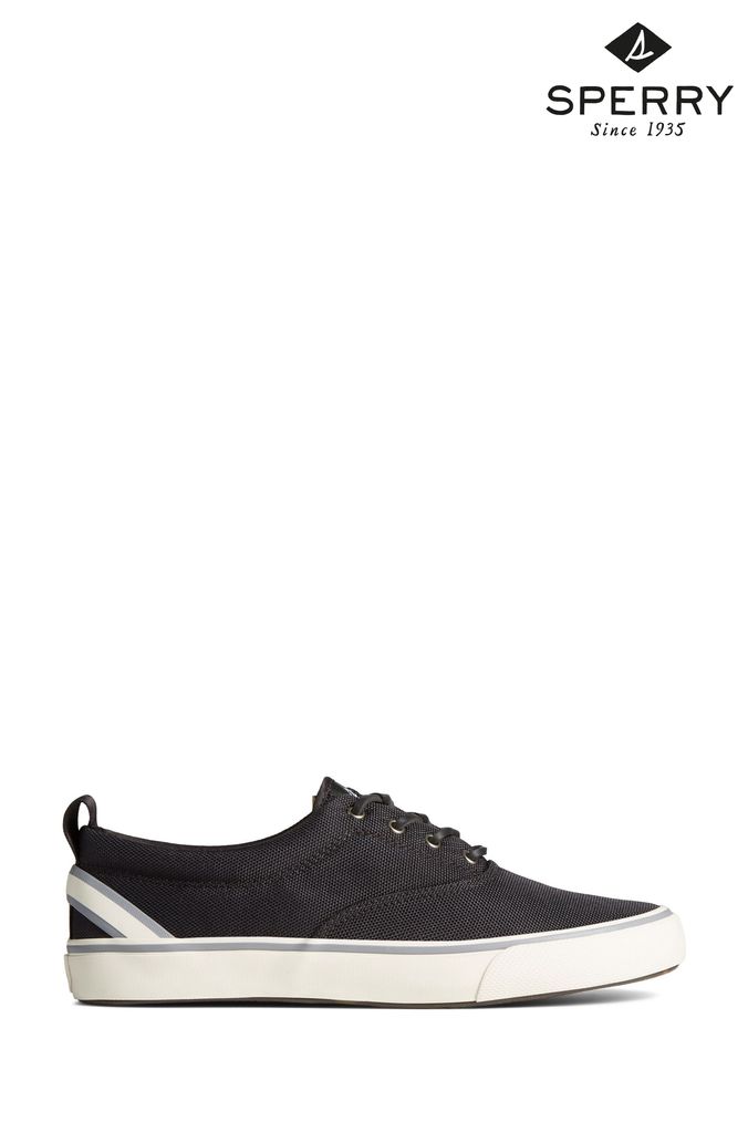 Black sperry sneakers sale
