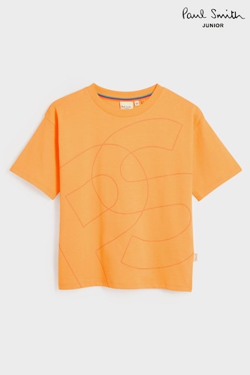 Paul Smith Junior Boys Oversized PS Short Sleeve Print T-Shirt (720051) | £40
