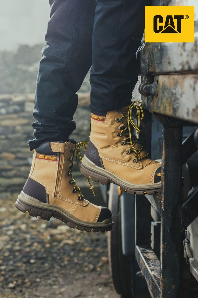 AspennigeriaShops rankings of high cut mountaineering boots knee Buy Men s Caterpillar Animal Yellow boots knee Casual Footwear Online