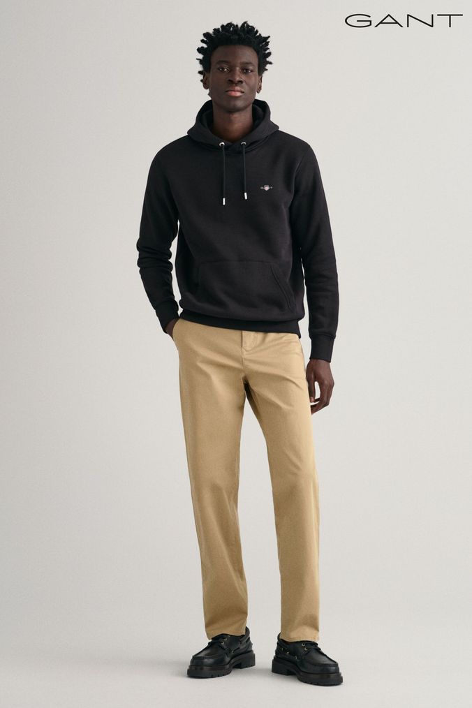 Buy Men s Brown Chino GANT Trousers Online Next UK