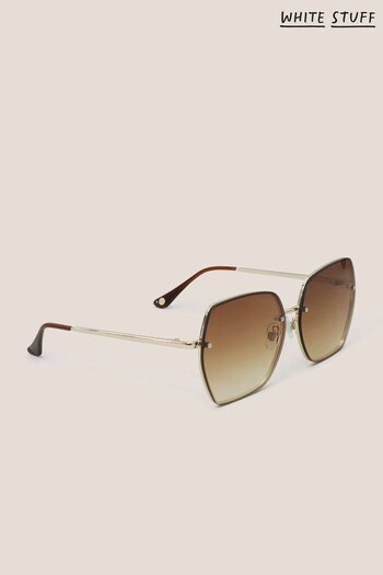 White Stuff Gold Metal Sunglasses (721625) | £45