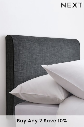 Simple Contemporary Charcoal Contemporary Upholstered Headboard (724274) | £125 - £250