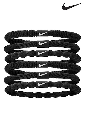 Nike Black Flex Hair Tie 6 Pack (724465) | £10