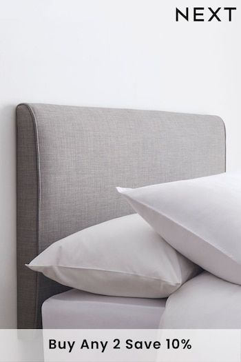 Simple Contemporary Light Grey Contemporary Upholstered Headboard (725488) | £125 - £250