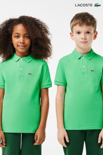 Lacoste Green Core Essentials Children Polo Shirt (726113) | £50 - £55