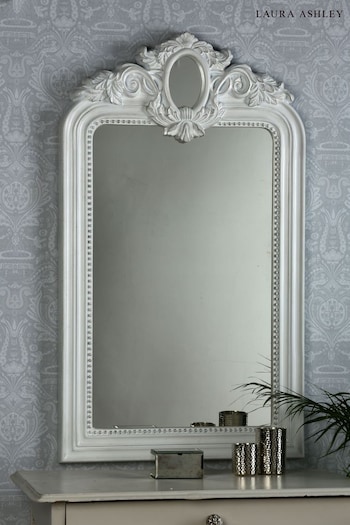 Laura Ashley Cream Alana Baroque Mirror (727297) | £370