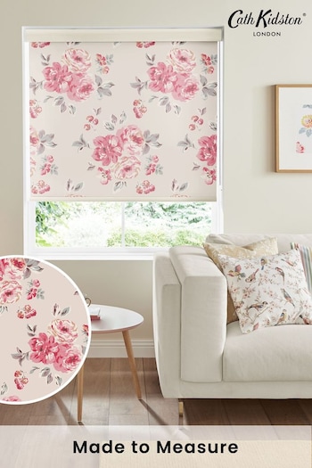 Cath Kidston Cream Brampton Bunch Raspberry Made to Measure Roller Blind (728832) | £58