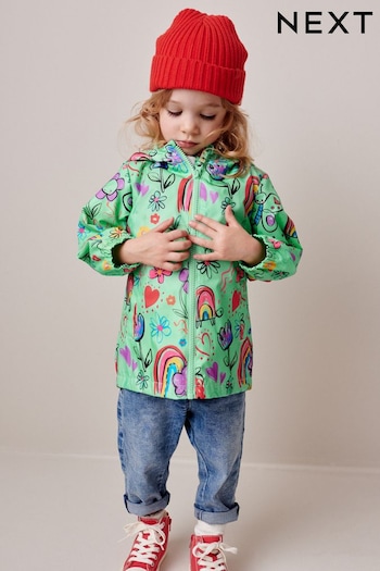 Green Shower Resistant Printed Cagoule (3mths-7yrs) (729582) | £14.50 - £18.50