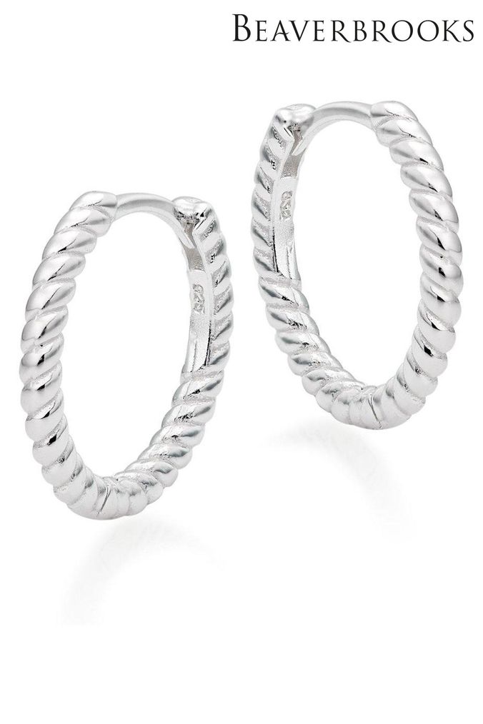 Beaverbrooks silver hoop shop earrings