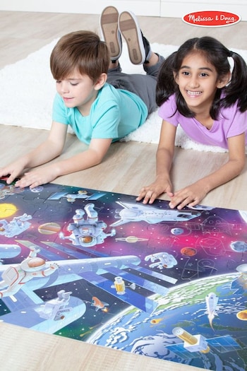 Melissa & Doug Outer Space Glow in the Dark Floor Puzzle (730655) | £20
