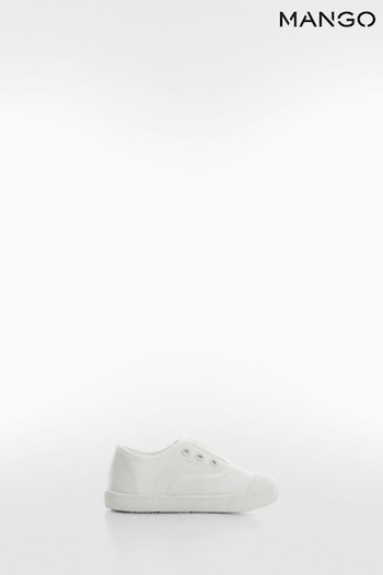 Mango White Trainers Without Laces (730665) | £23